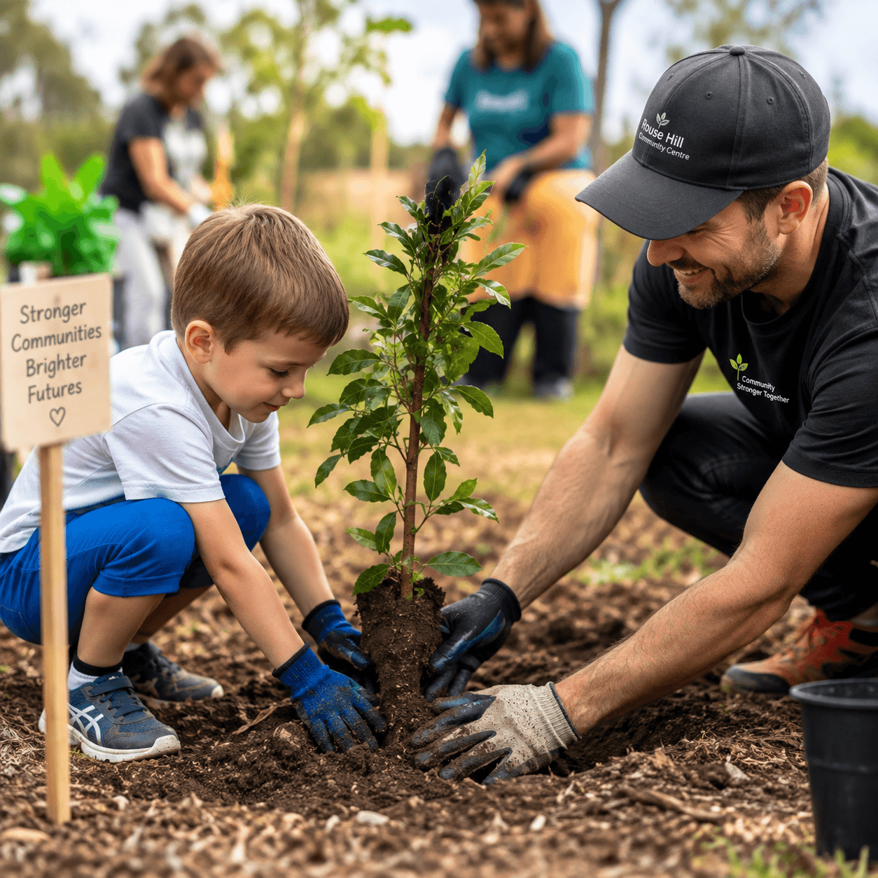 Community Tree Planting with Rouse Hill Community Centre