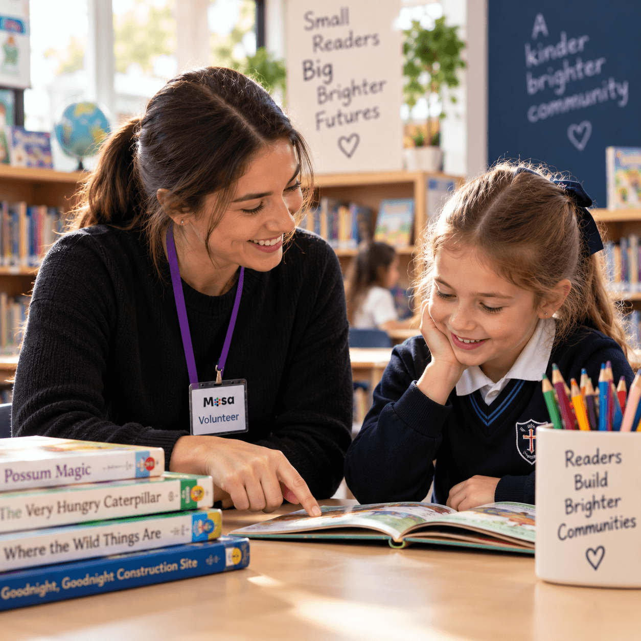 School Reading Helper with Green Hills Private School